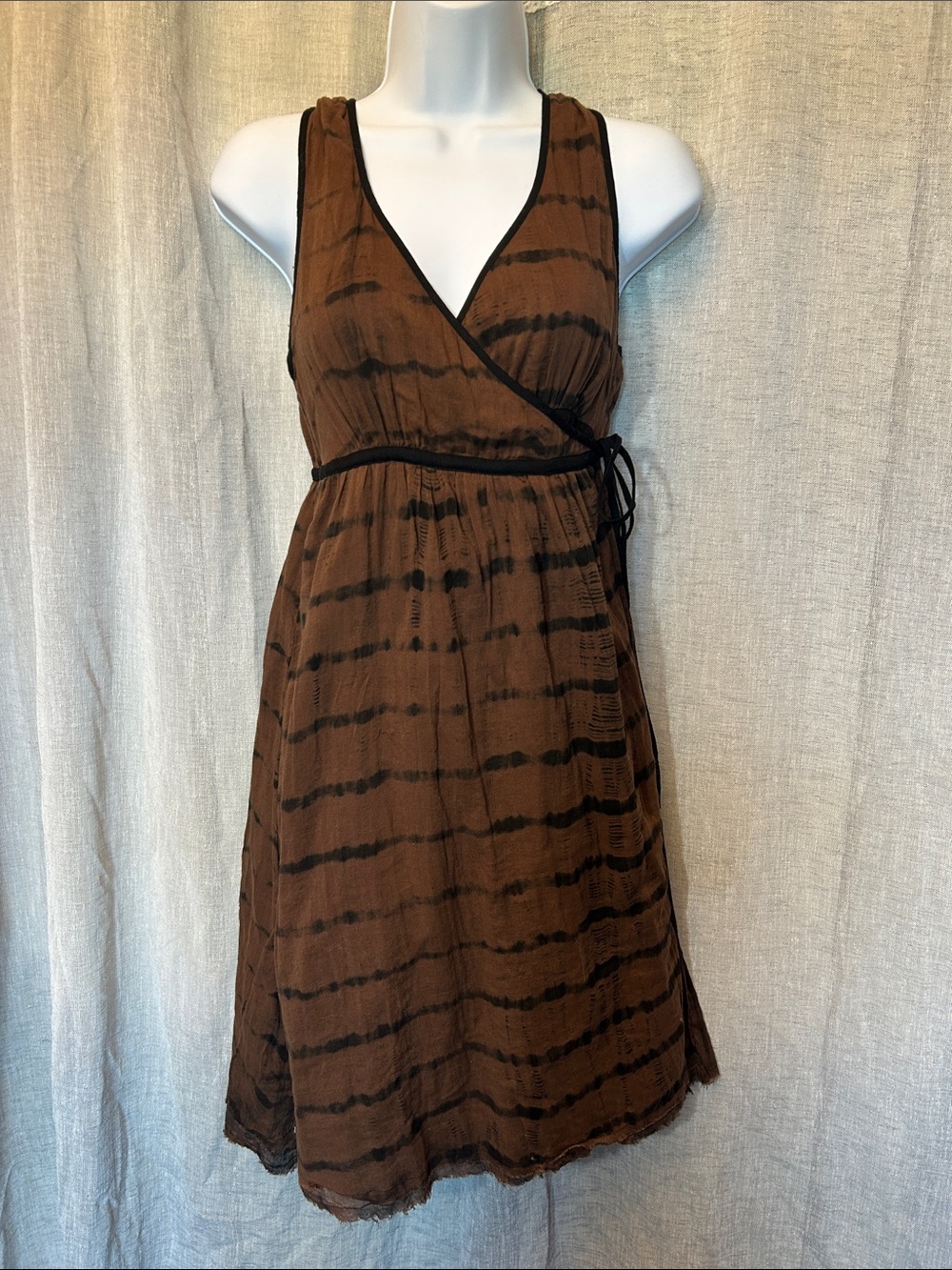 Lucky Brand Brown Cotton Dress